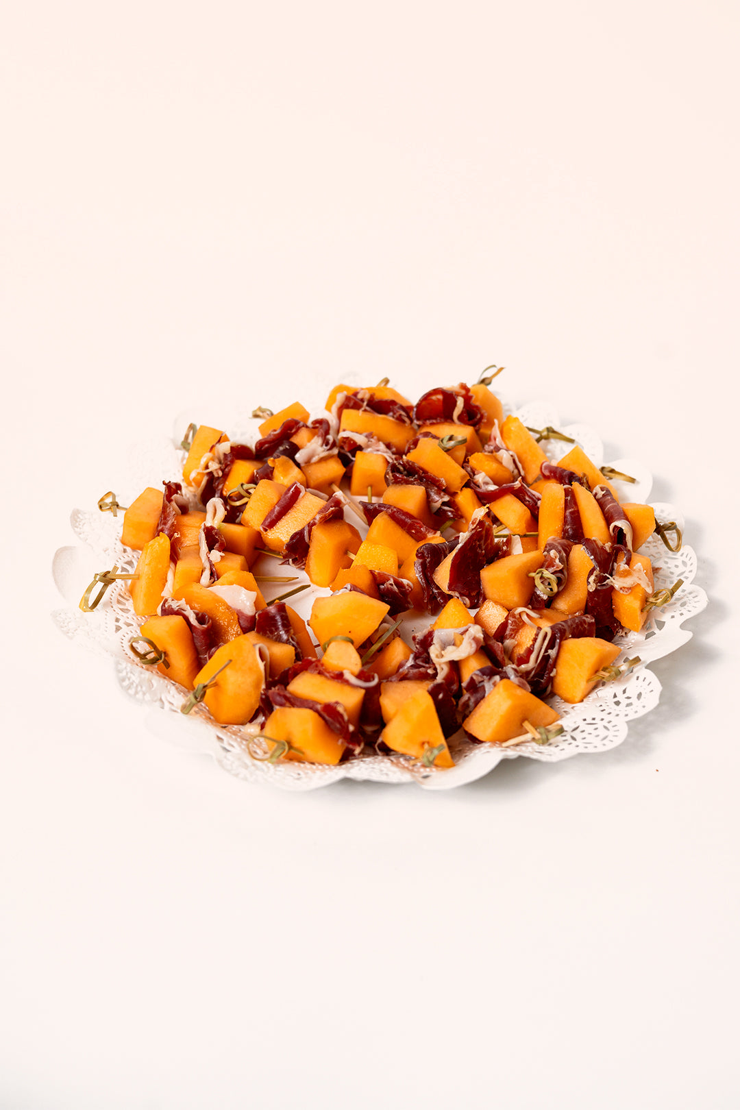 Brochetas Melón con Jamón Ibérico (20 pzas)