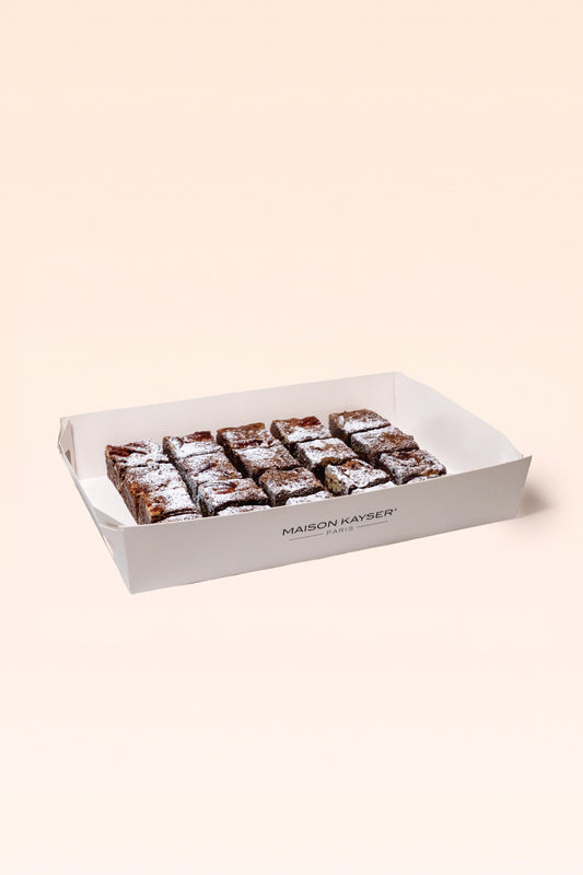 Bandeja mini brownie 20 uds
