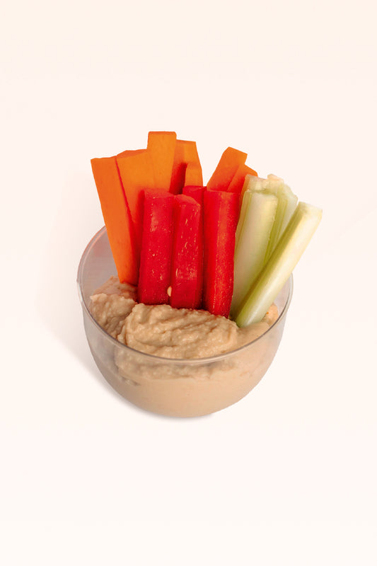 Vasitos Hummus Crudités (12 pzas)