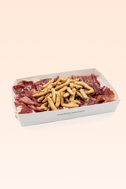 Bandeja Tabla Jamon Iberico + Picos 500 gr