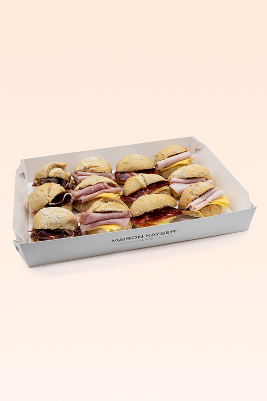 Bandeja Mini Bocadillo 12 uds