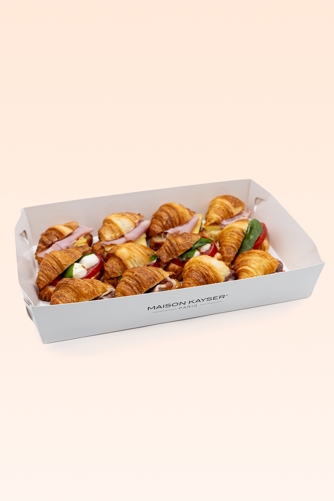 Bandeja mix mini croissant salado 12 uds