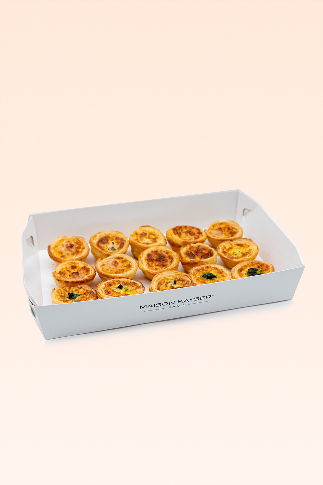 Bandeja mini quiches 15 uds
