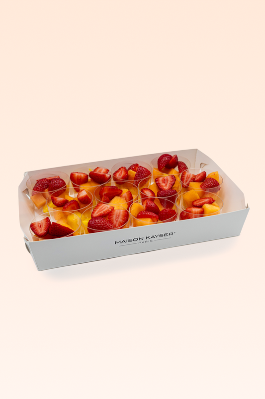 Bandeja Vasitos de Fruta 12 uds