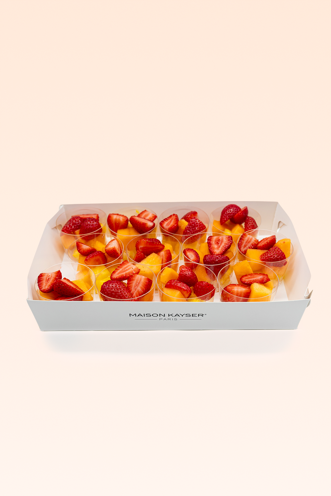 Bandeja Vasitos de Fruta 12 uds